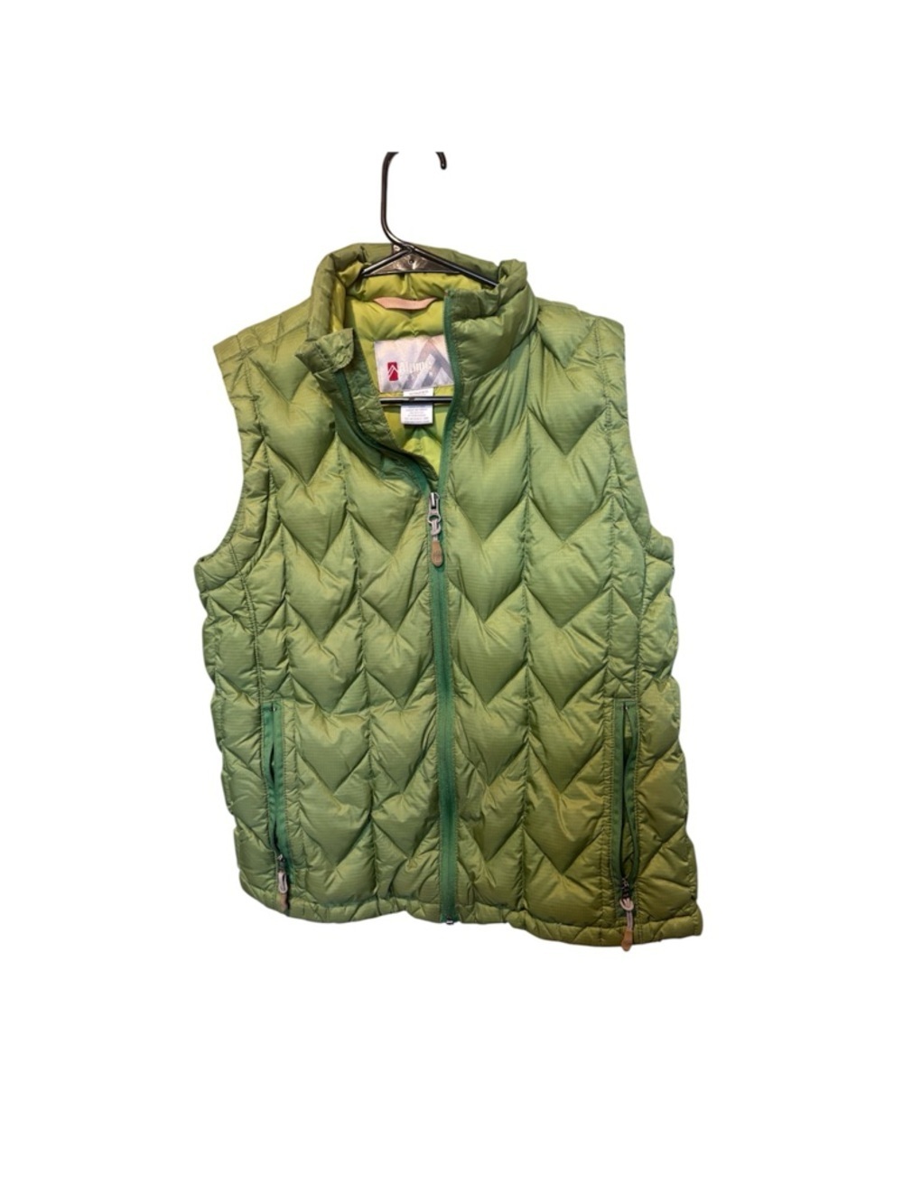 Alpine Design Women's Lime Green Quilted Puffer Vest